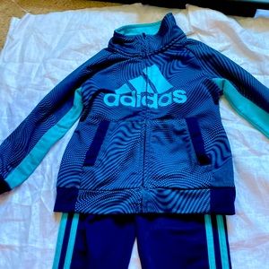 Boys adidas blue 3T tracksuit